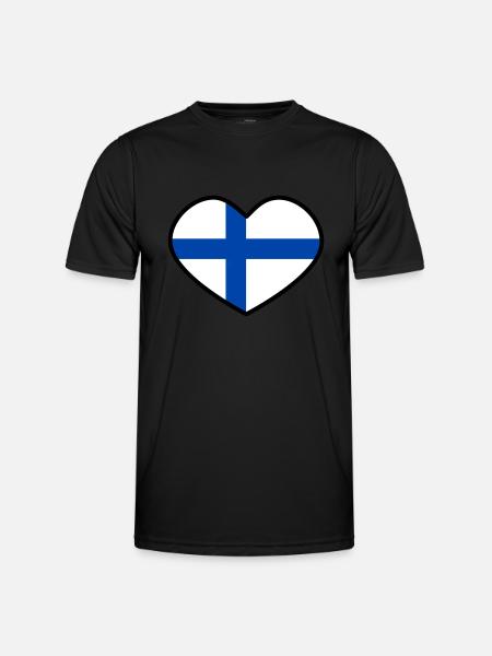 Finland - Men's Functional T-Shirt - black