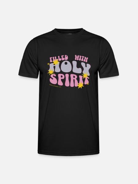 Rempli de Saint- Fou - T-shirt sport Homme - noir