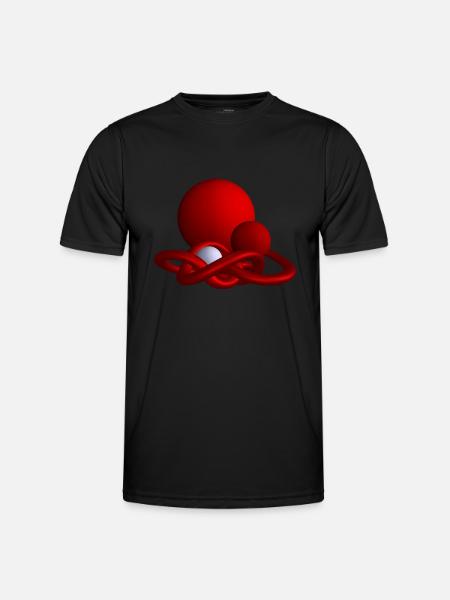 Zusammenhalt - Männer Funktions-T-Shirt - Schwarz