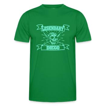 Diego - Männer Funktions-T-Shirt - Kelly Green - Vorne - AI Model Male 178 dark (178cm)