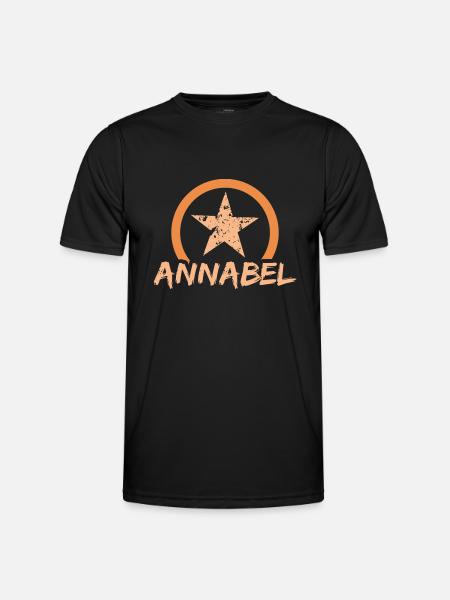Annabel as a first name - Men's Functional T-Shirt - black