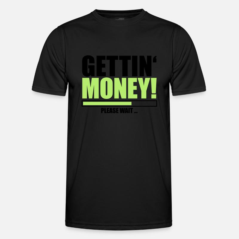 loading please weit lade ladebalken buendel geldsc Männer Funktions-T-Shirt