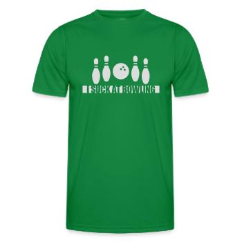 Je suis nul au bowling - T-shirt sport Homme - vert - Devant - AI Model Male 178 dark (178cm)