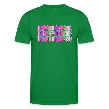4 juillet beagle papa chien amour cadeau beagle lovers - T-shirt sport Homme - vert - Devant - AI Model Male 178 dark (178cm)