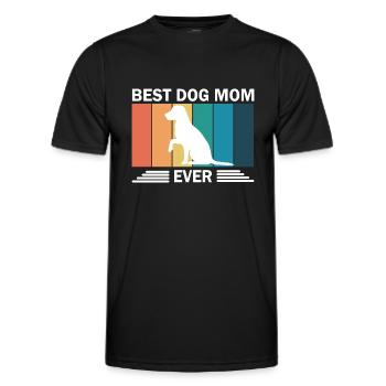 Chien de chasse - T-shirt sport Homme - noir - Devant - AI Model Male 178 dark (178cm)
