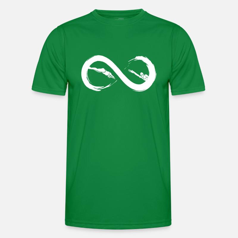 Infinity-Schwimmen Männer Funktions-T-Shirt