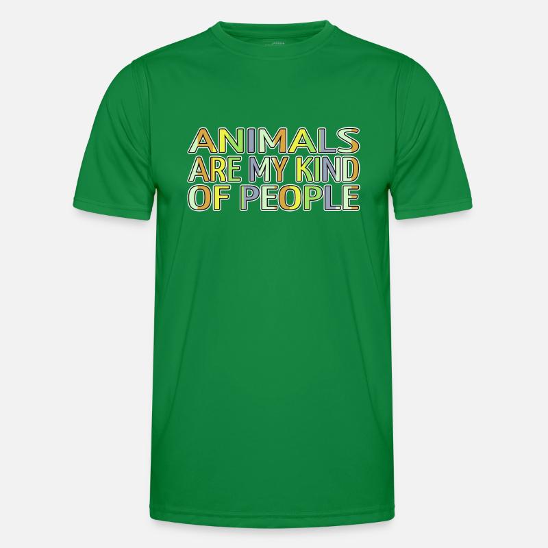 animal rights activists animal welfare present Männer Funktions-T-Shirt