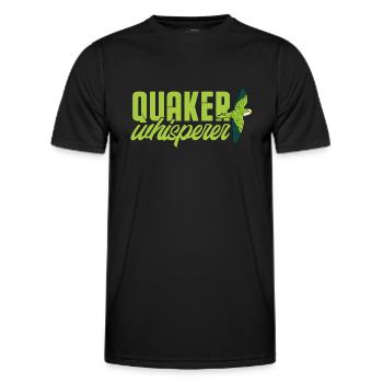 Quaker whisperer Quaker parrot lover - Männer Funktions-T-Shirt - Schwarz - Vorne - AI Model Male 178 dark (178cm)