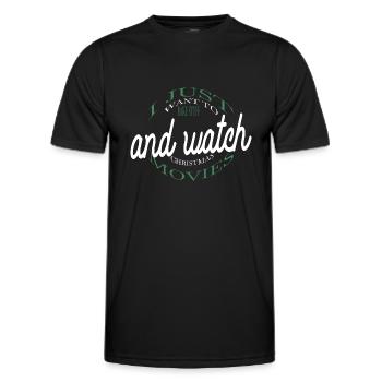 confiserie bakers shirt present baking bread - Männer Funktions-T-Shirt - Schwarz - Vorne - AI Model Male 178 dark (178cm)