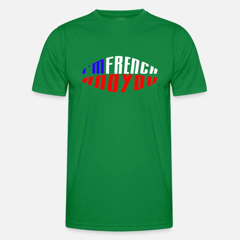 je suis français et vous T-shirt sport Homme