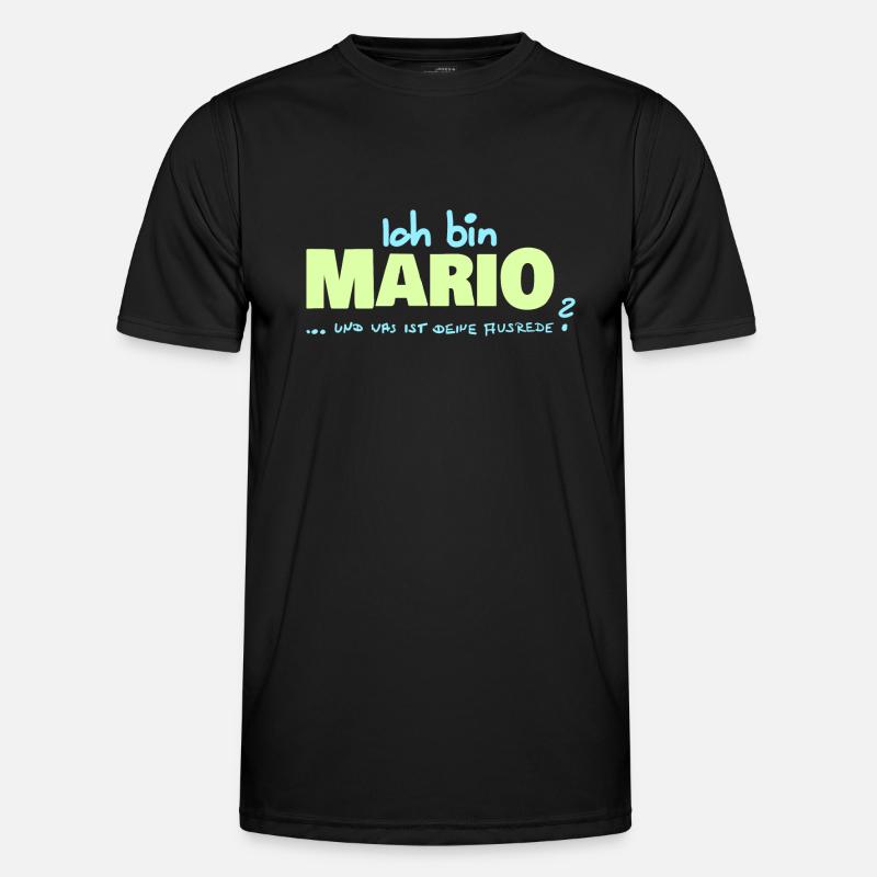 Gift for Mario - Men's Functional T-Shirt - black