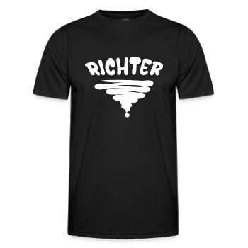 Geschenk für Richter - Männer Funktions-T-Shirt - Schwarz - Vorne - AI Model Male 178 dark (178cm)