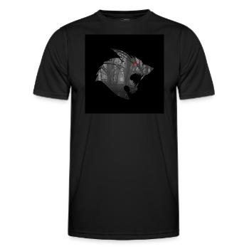 WEREWOLF - Men's Functional T-Shirt - black - Front - AI Model Male 178 dark (178cm)