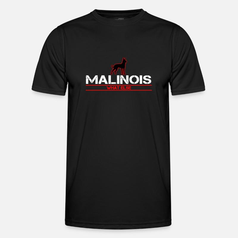 Malinois What else - Männer Funktions-T-Shirt - Schwarz