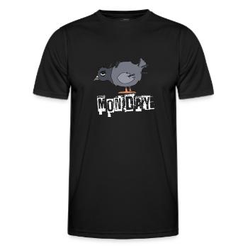 Monday - Men's Functional T-Shirt - black - Front - AI Model Male 178 dark (178cm)
