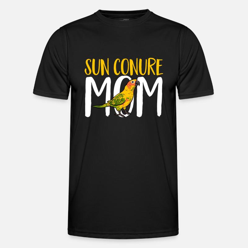 Molinasittich Parrot Bird Sun Parakeet - Men's Functional T-Shirt - black