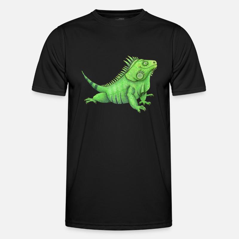 drôle d’iguane T-shirt sport Homme