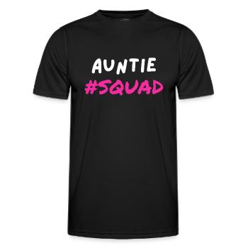 Tante Squad Tante - Männer Funktions-T-Shirt - Schwarz - Vorne - AI Model Male 178 dark (178cm)
