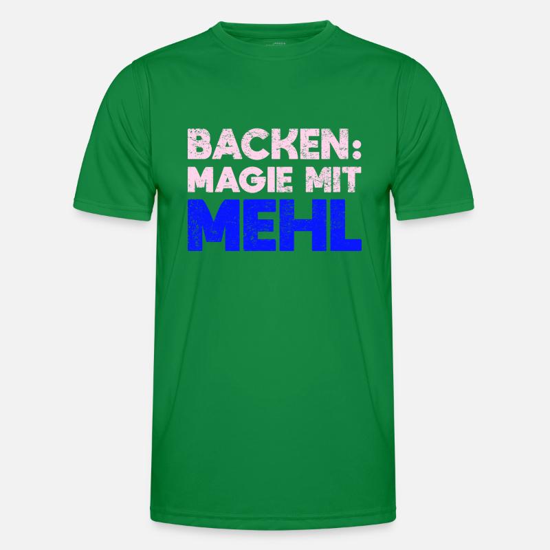 Backen: Magie Mit Mehl Männer Funktions-T-Shirt