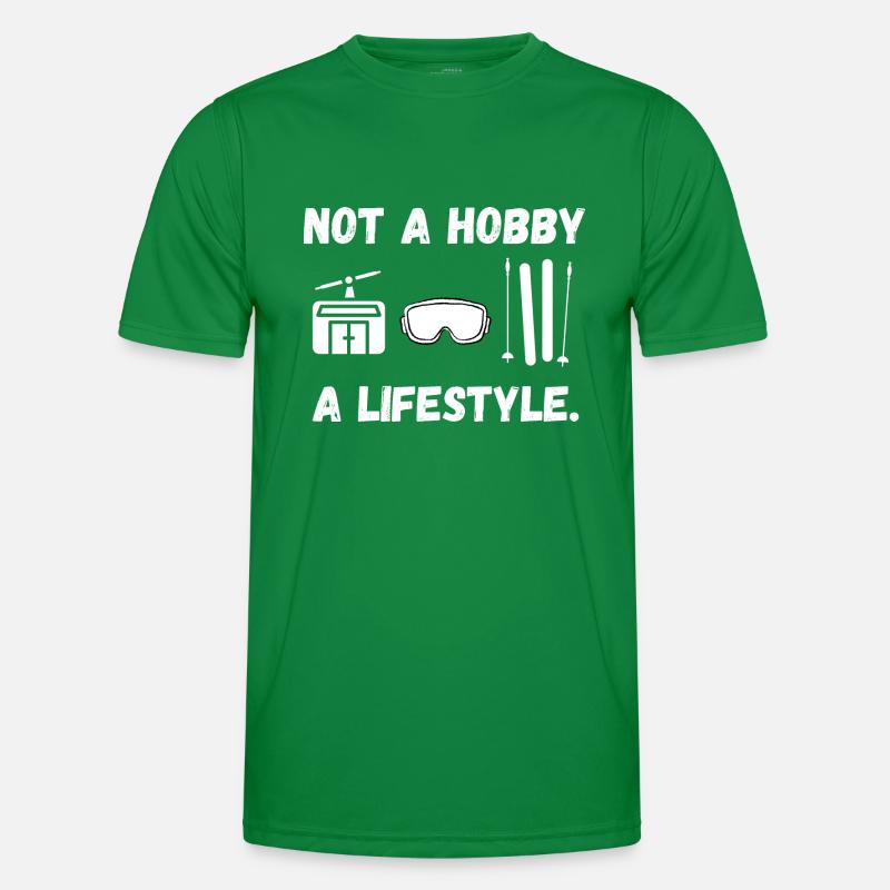 Skiing Men's Functional T-Shirt