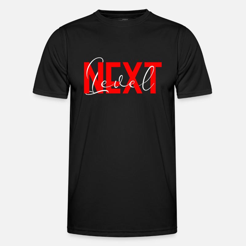 Next Level - Männer Funktions-T-Shirt - Schwarz
