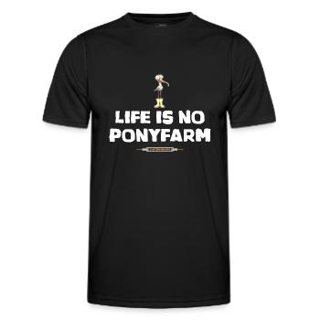 Licorne côtière Idiomes Proverbe - Anglais - T-shirt sport Homme - noir - Devant - AI Model Male 178 dark (178cm)