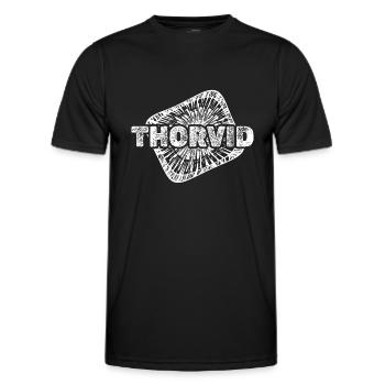 Geburt Thorvid - Männer Funktions-T-Shirt - Schwarz - Vorne - AI Model Male 178 dark (178cm)