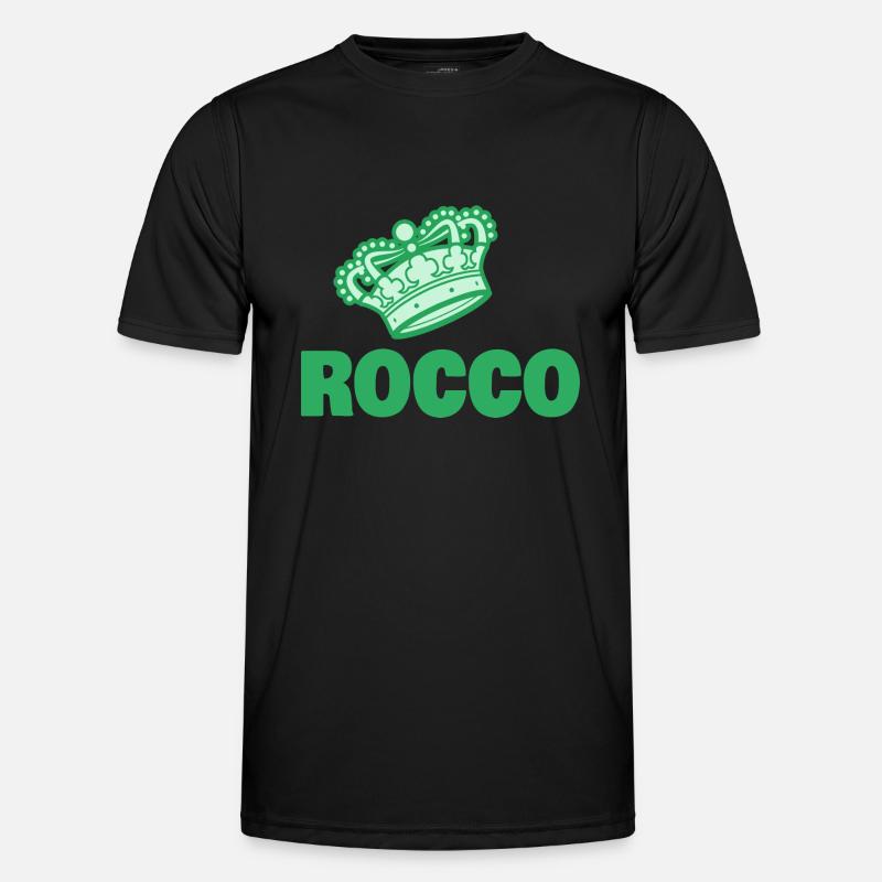 Rocco as a given name - Men's Functional T-Shirt - black