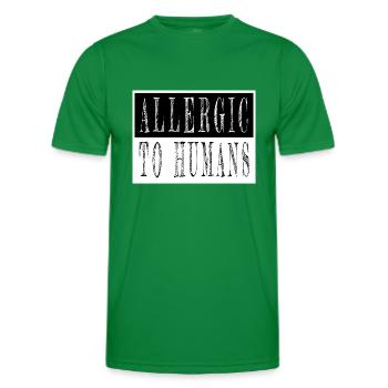 @zackiinnitbrahhh idées de cadeau d’anniversaire de blague de mèmes - T-shirt sport Homme - vert - Devant - AI Model Male 178 dark (178cm)