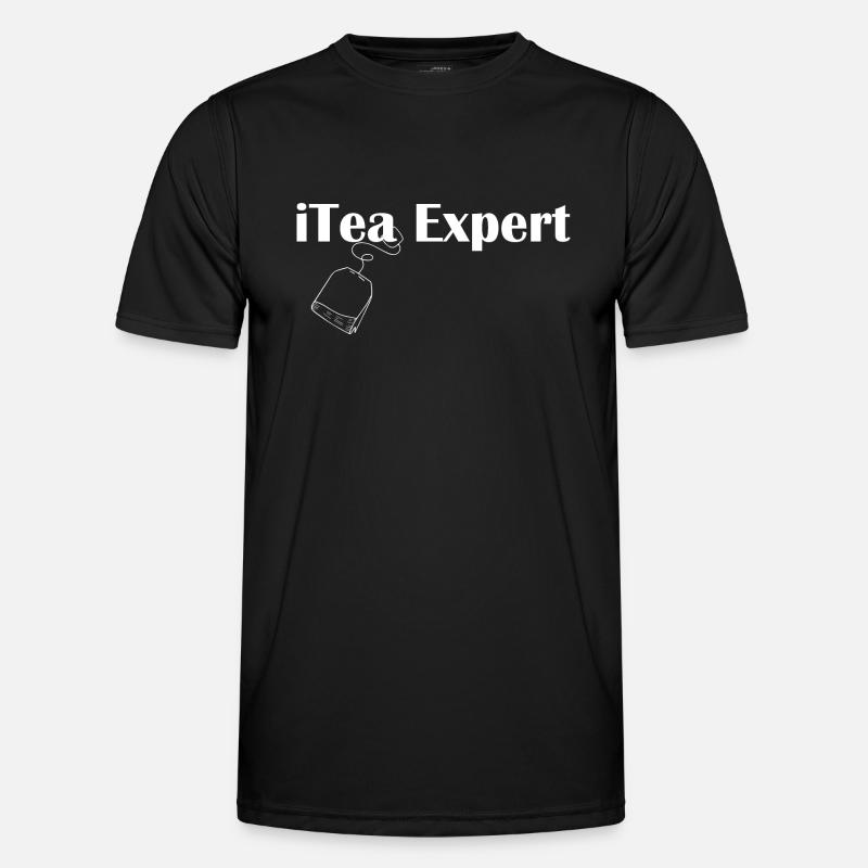 iTea Expert Coding Software - Männer Funktions-T-Shirt - Schwarz