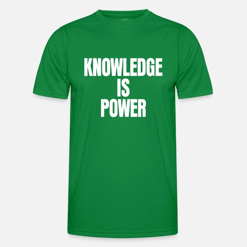 Knowledge Is Power Men's Functional T-Shirt