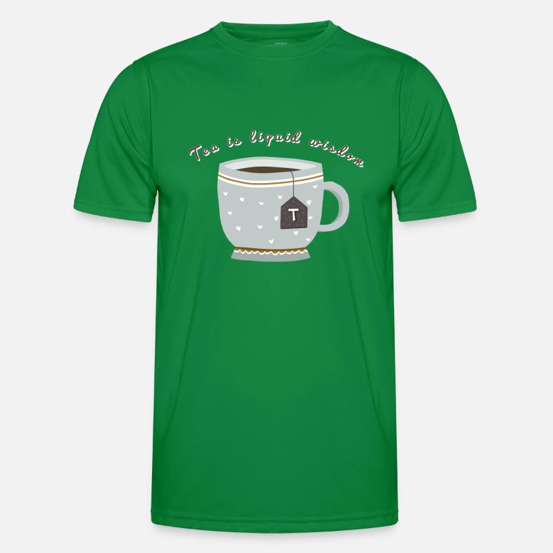 Tea is liquid wisdom Men's Functional T-Shirt