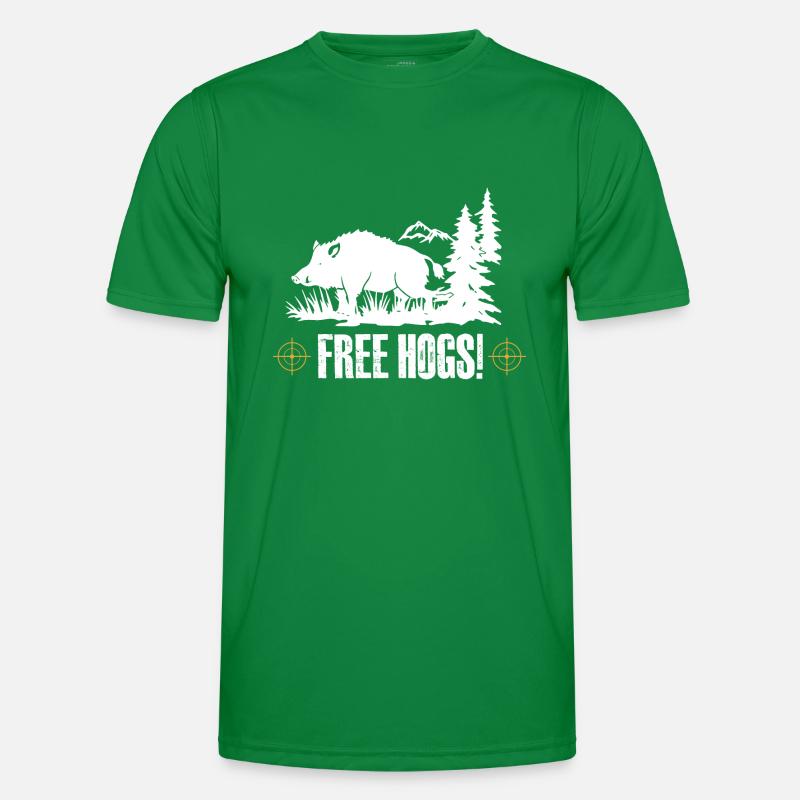 Free Hogs Men's Functional T-Shirt