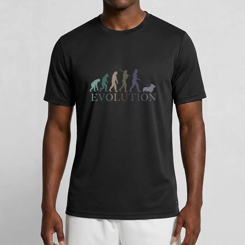 DIE EVOLUTION DER CORGA Männer Funktions-T-Shirt