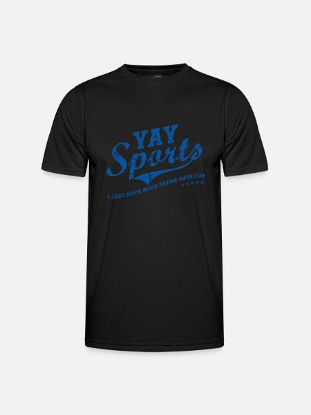 Heja Heja sporten! Roliga sporter - Funktions-T-shirt herr - svart