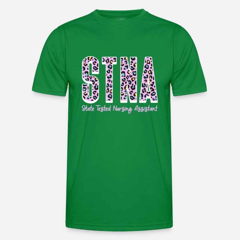STNA State Tested Nursing Assistant Männer Funktions-T-Shirt