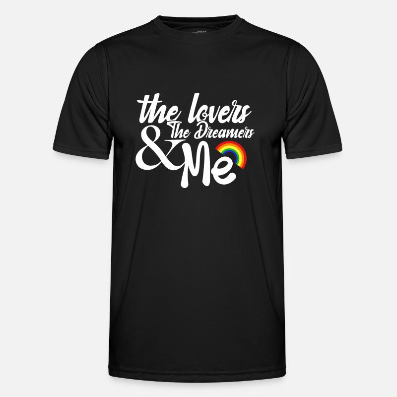 Rainbow Connection - Men's Functional T-Shirt - black