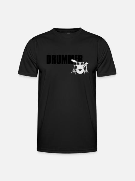 drummer - T-shirt sport Homme - noir