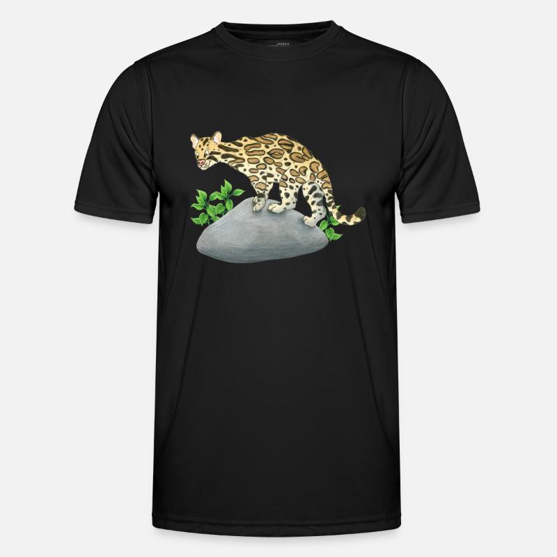 petit ocelot T-shirt sport Homme