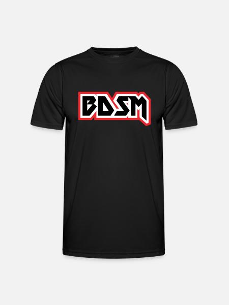 bdsm - Men's Functional T-Shirt - black