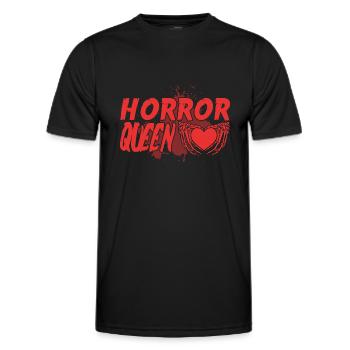 Slasher Film Horror Movie Creepy Movies Gift - Men's Functional T-Shirt - black - Front - AI Model Male 178 dark (178cm)