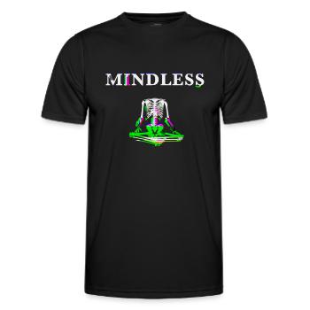 AVEUGLE - T-shirt sport Homme - noir - Devant - AI Model Male 178 dark (178cm)