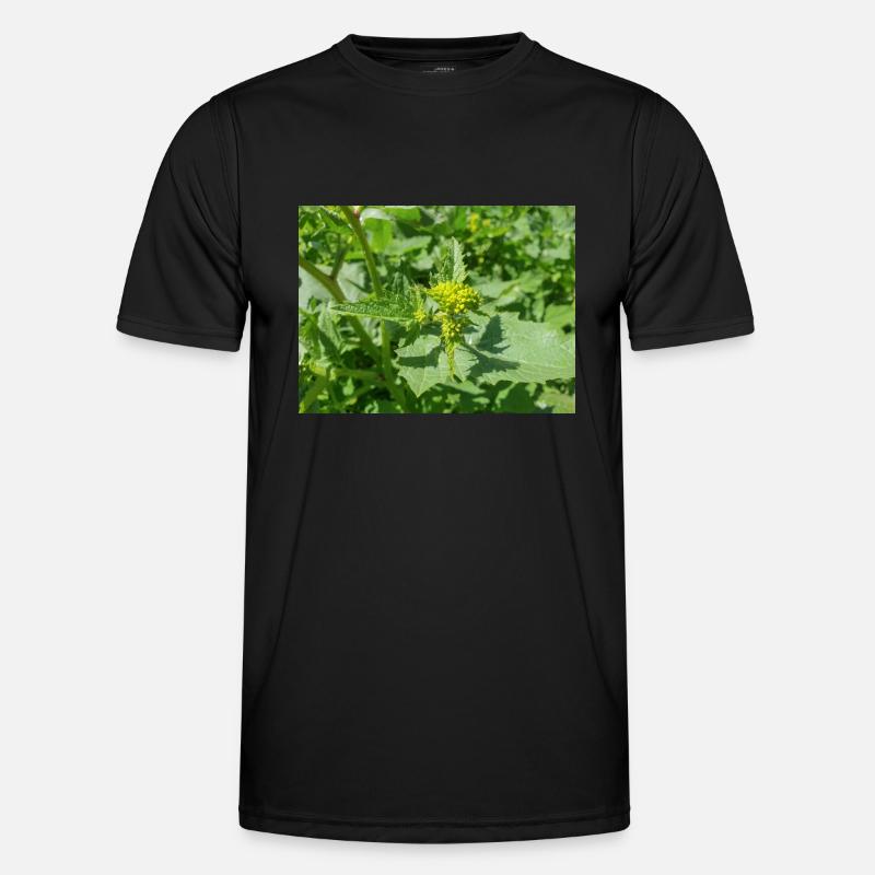 schwarzer Senf Rhamphosp Männer Funktions-T-Shirt