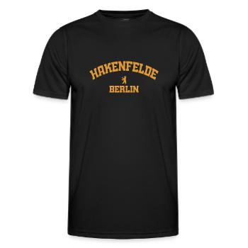 Hakenfelde - Spandau - Berlin - Allemagne - T-shirt sport Homme - noir - Devant - AI Model Male 178 dark (178cm)