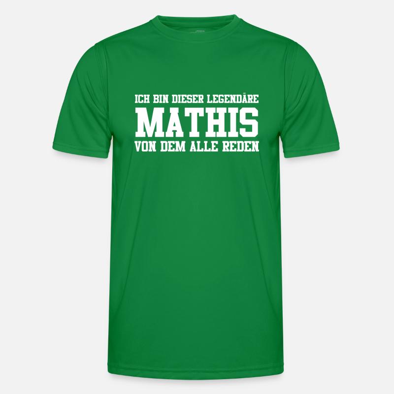 Mathis Name Design Männer Funktions-T-Shirt