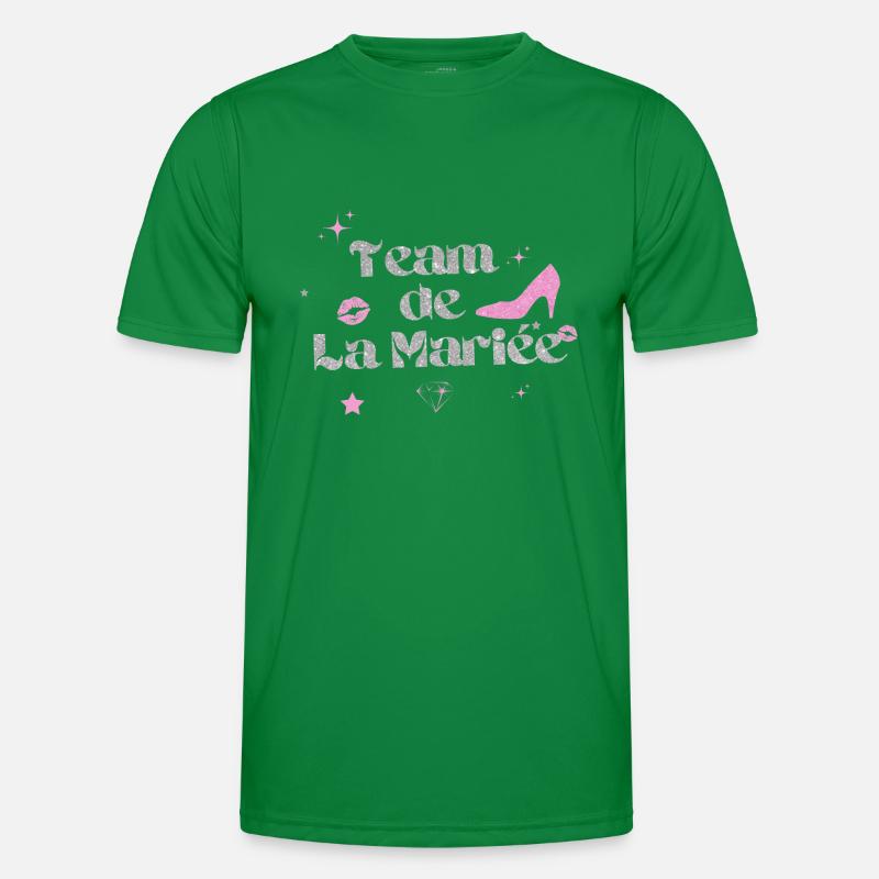 Silver Bride's Team Men's Functional T-Shirt