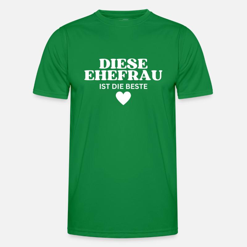 Diese Ehefrau ist die Beste Männer Funktions-T-Shirt