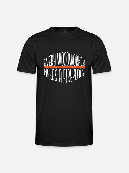 Apprentice Carpenter Funny Tshirts - Men's Functional T-Shirt - black