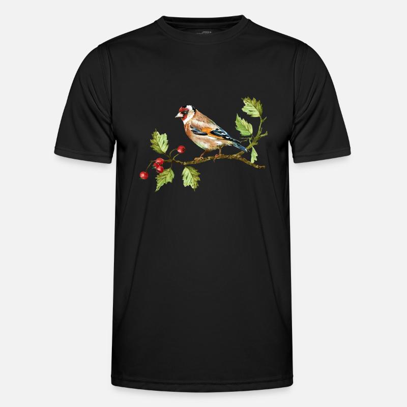 Bunter Vogel Männer Funktions-T-Shirt