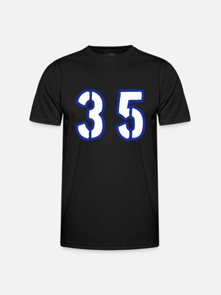 35 Symbole numérique - T-shirt sport Homme - noir